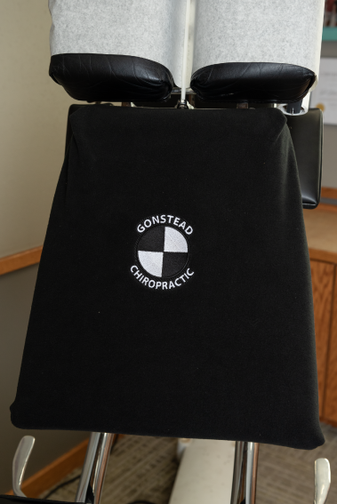 Thoracic Cover for Hi-Lo Table embroidered with the Gonstead Logo (Multiple Colors)
